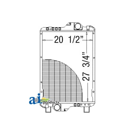 A & I Products Radiator 45.25" x26" x11" A-87352193